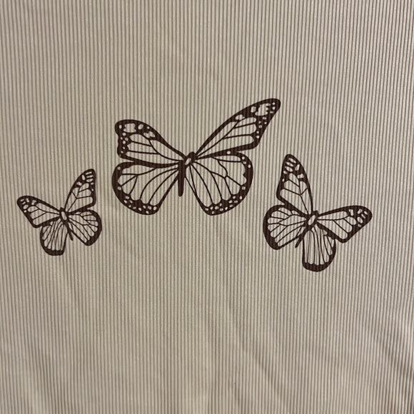 Butterfly Y2k baby tee - Picture 2 of 2